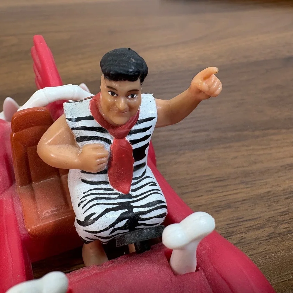 Vintage 1993 McDonald's Flintstones Happy Meal‎ Toys Complete Set Of 5